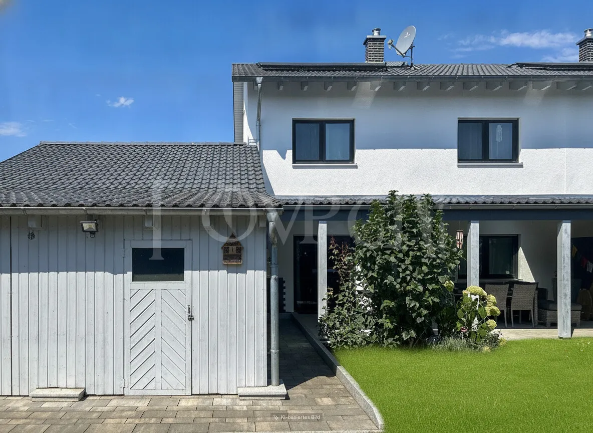 Ansicht Gartenseite Neu
