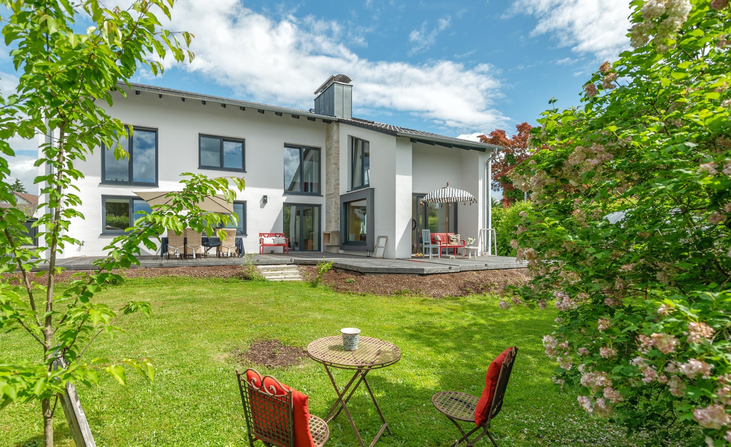 Blick auf das Haus