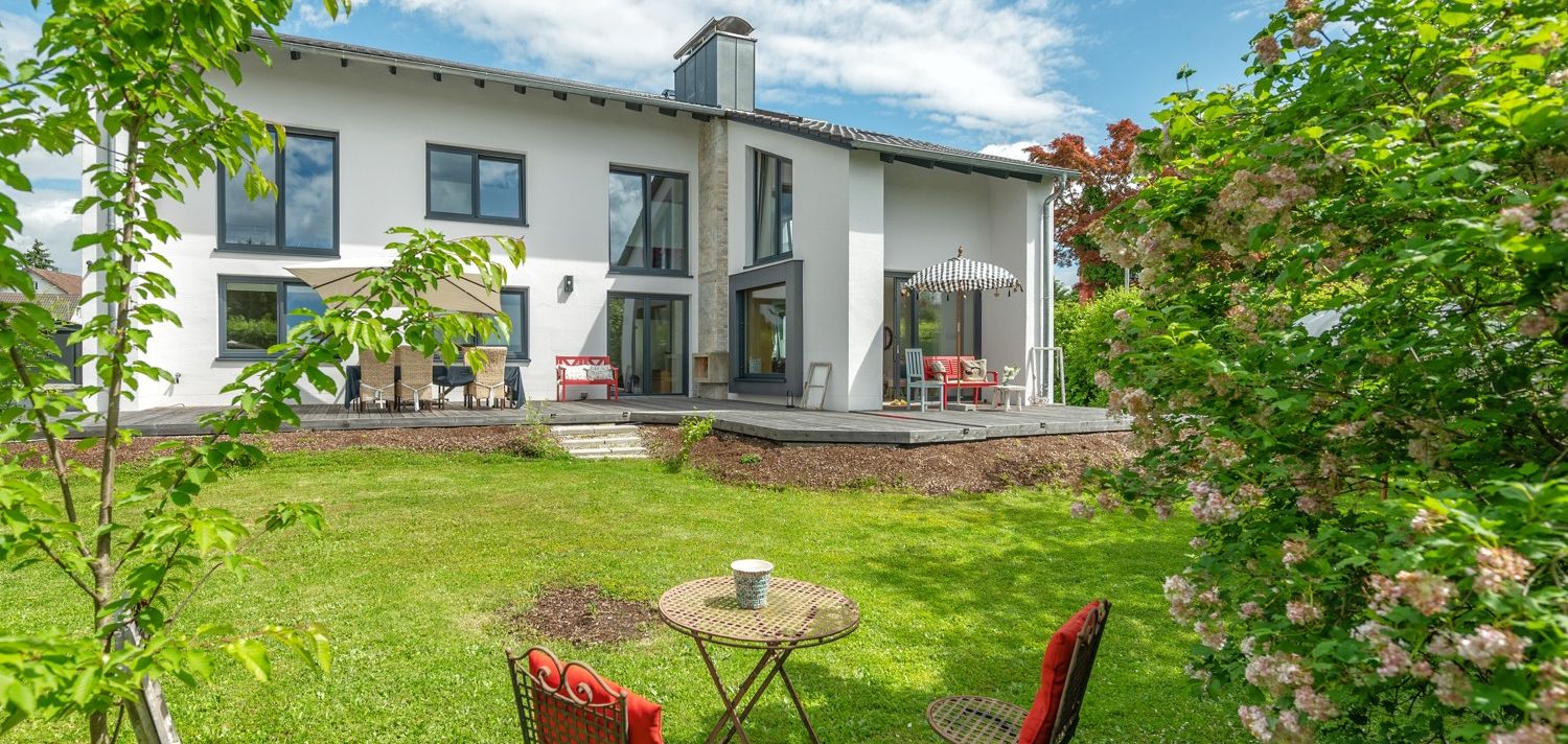 Blick auf das Haus