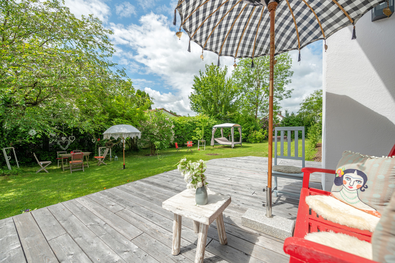 Blick in der Garten