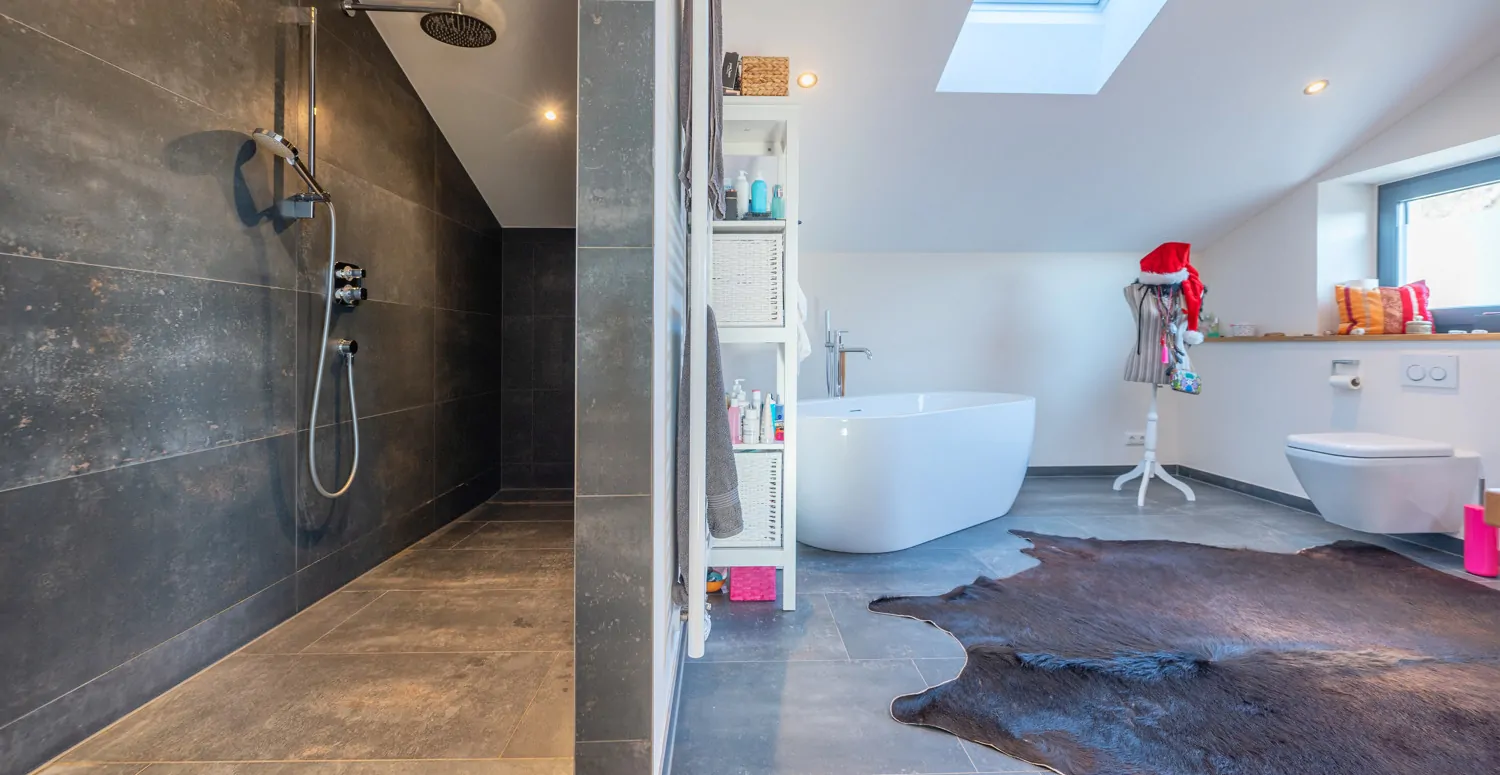 Masterbad im Obergeschoss