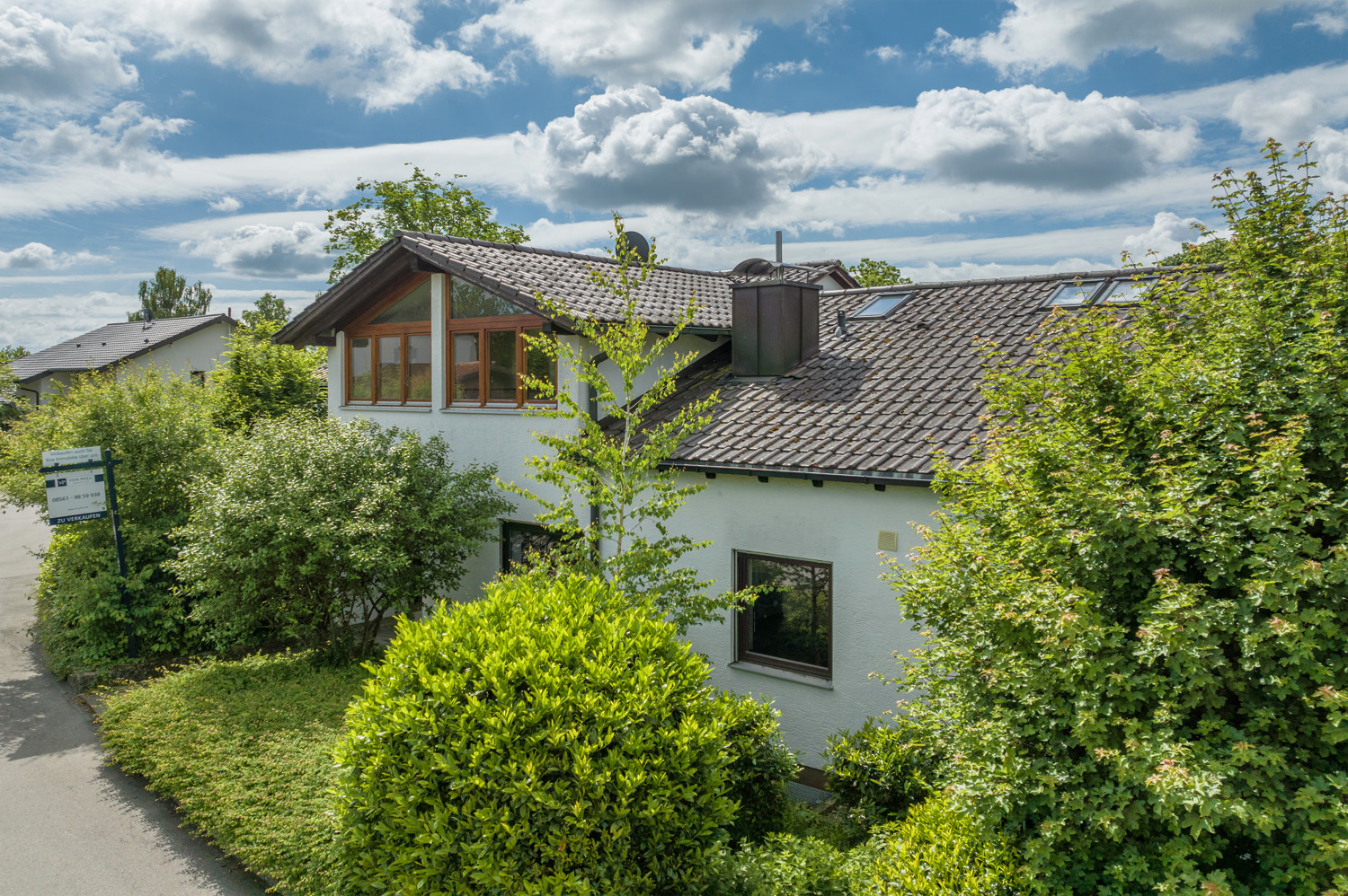 Blick auf die Villa