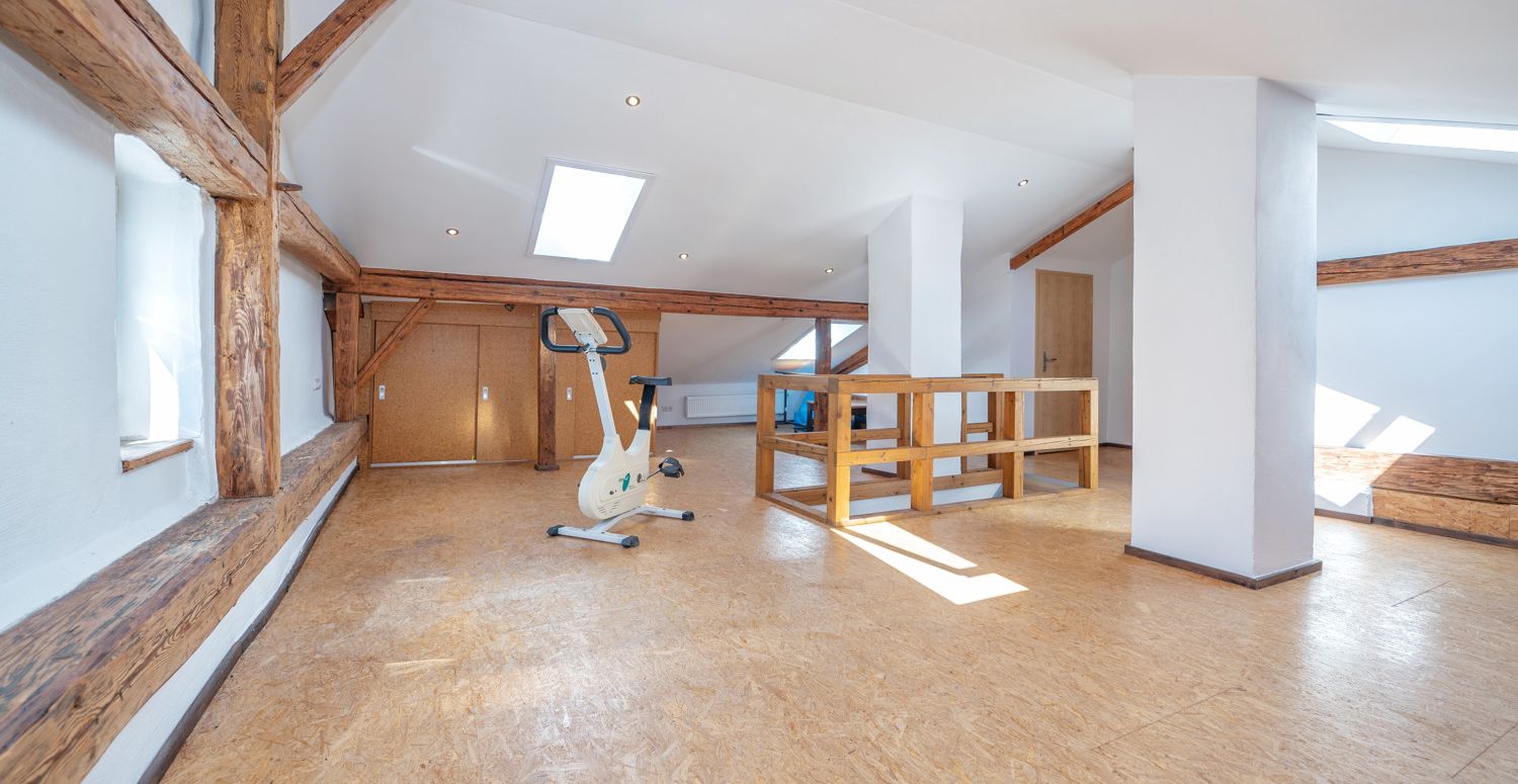 ausgebautes Dachgeschoss mit viel Licht