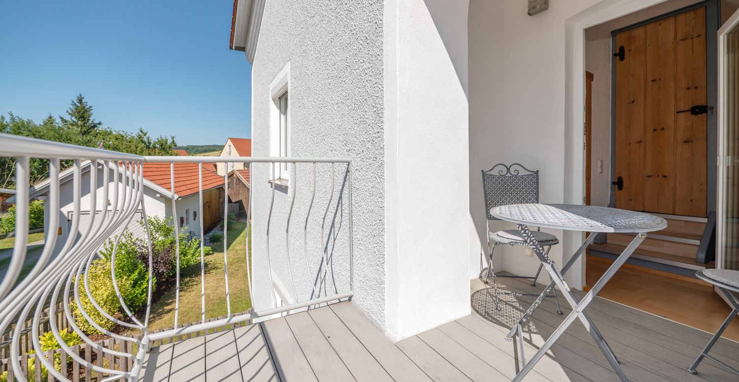 Balkon mit Loggia