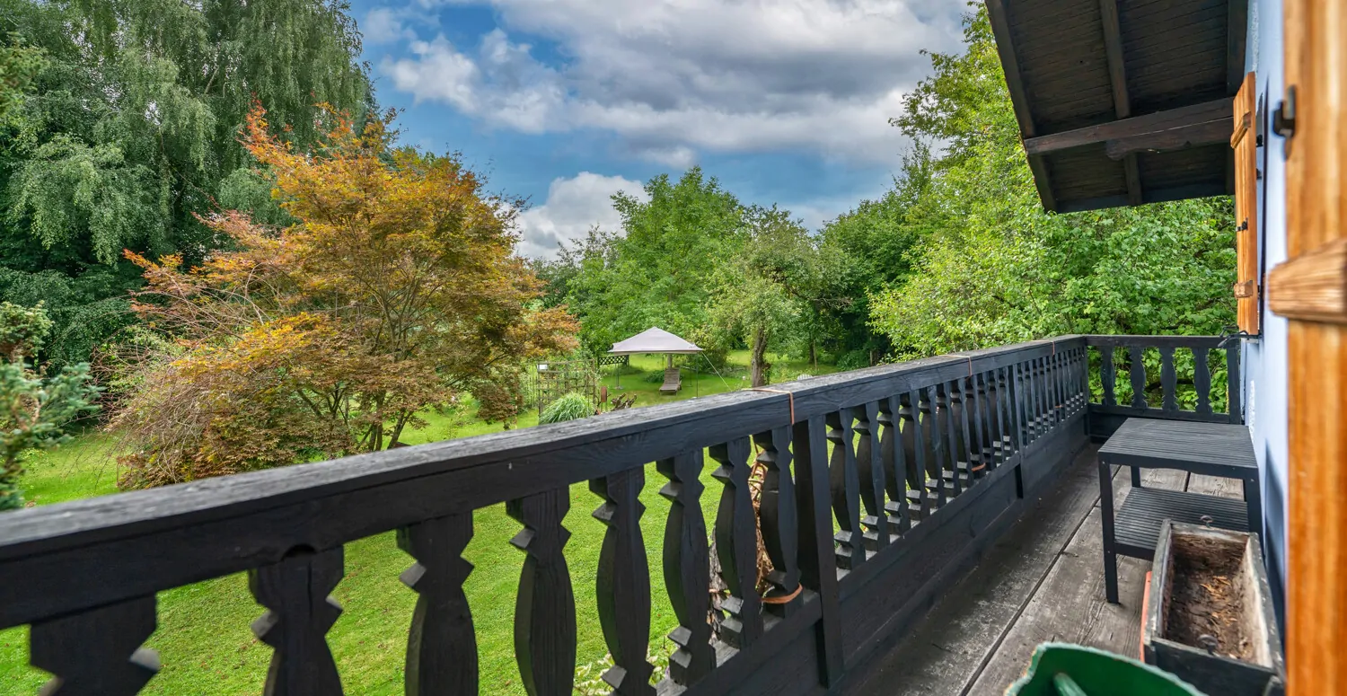 großzügiger Balkon