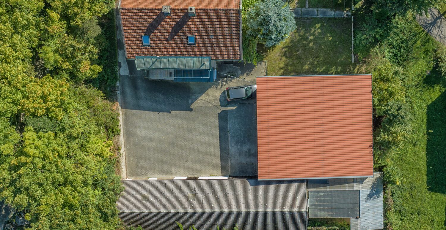 Blick auf das Grundstück