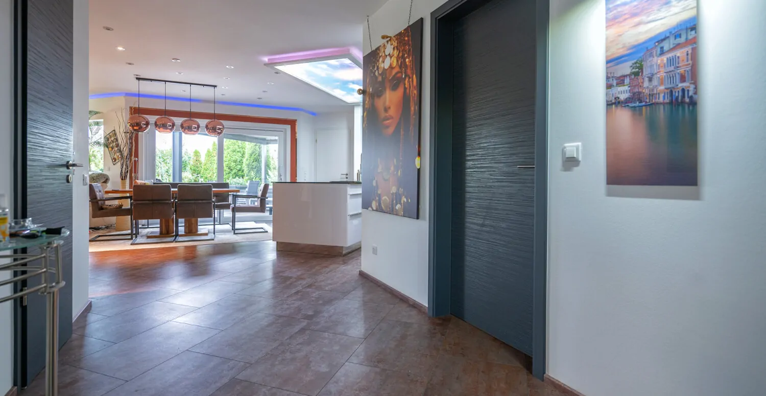 Blick in den Bungalow