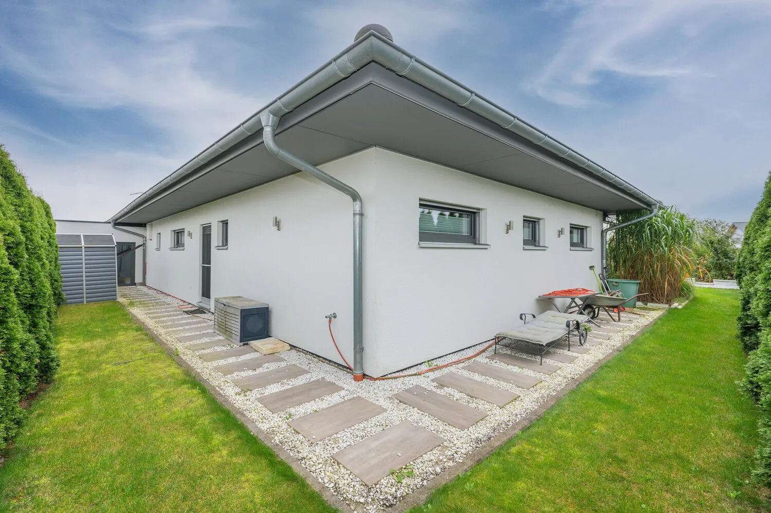 Rückwärtige Seite Haus