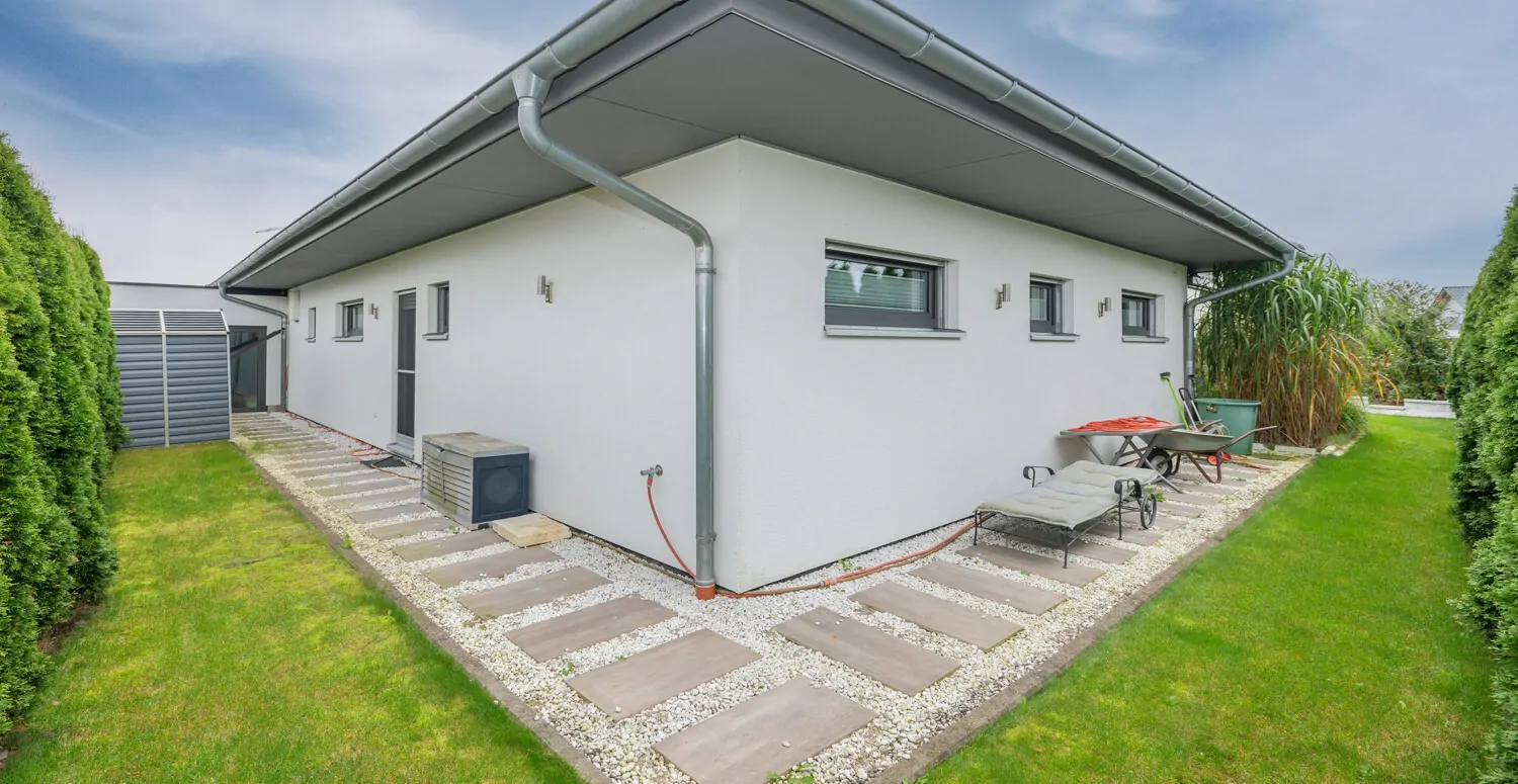 Rückwärtige Seite Haus