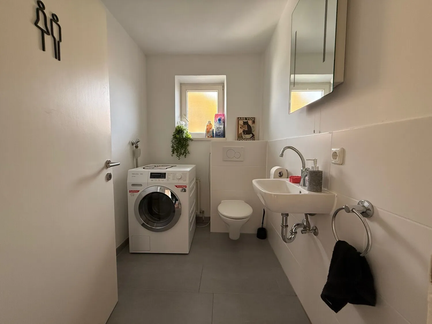 Gästetoilette-Waschmaschine