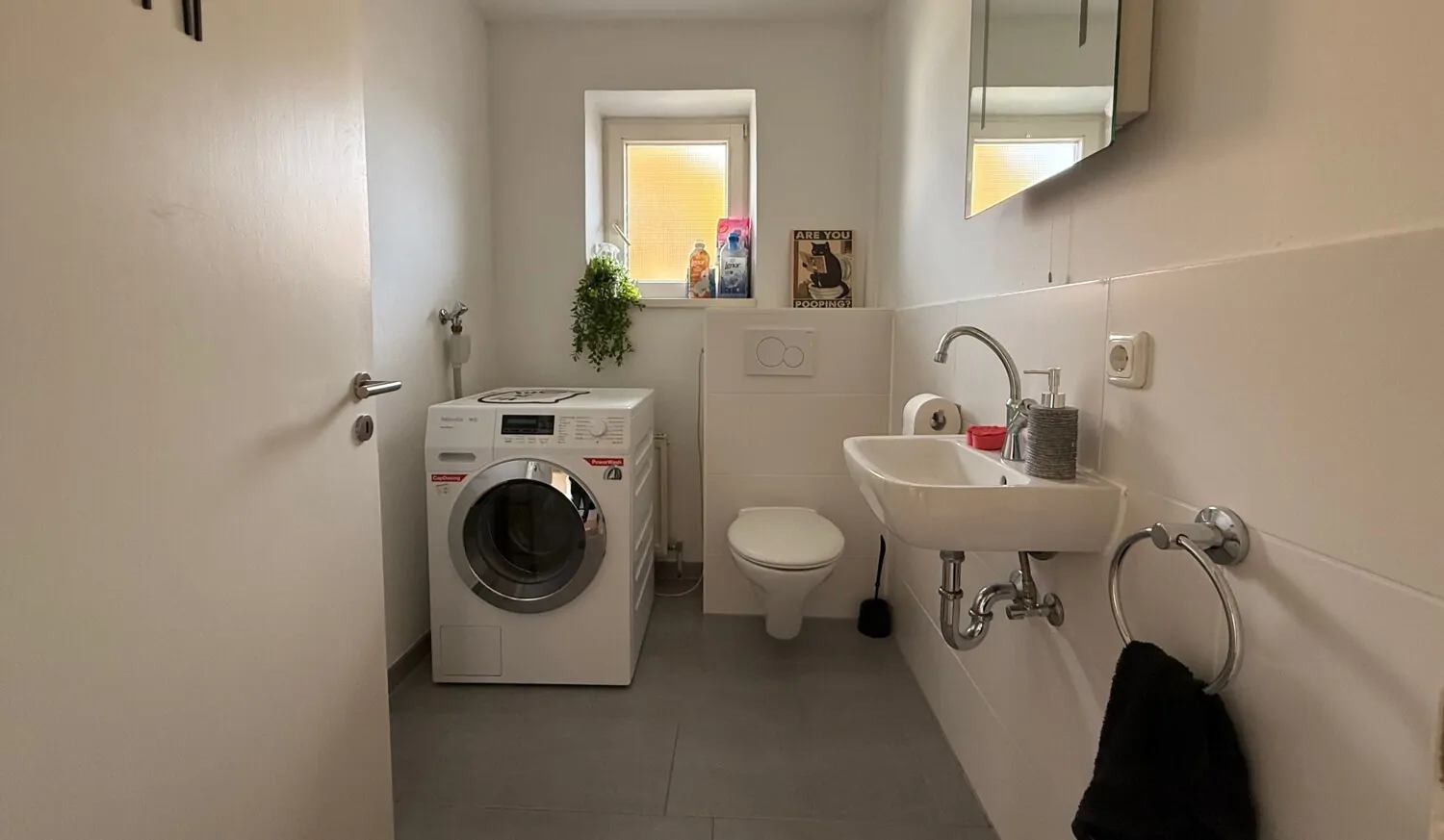 Gästetoilette-Waschmaschine