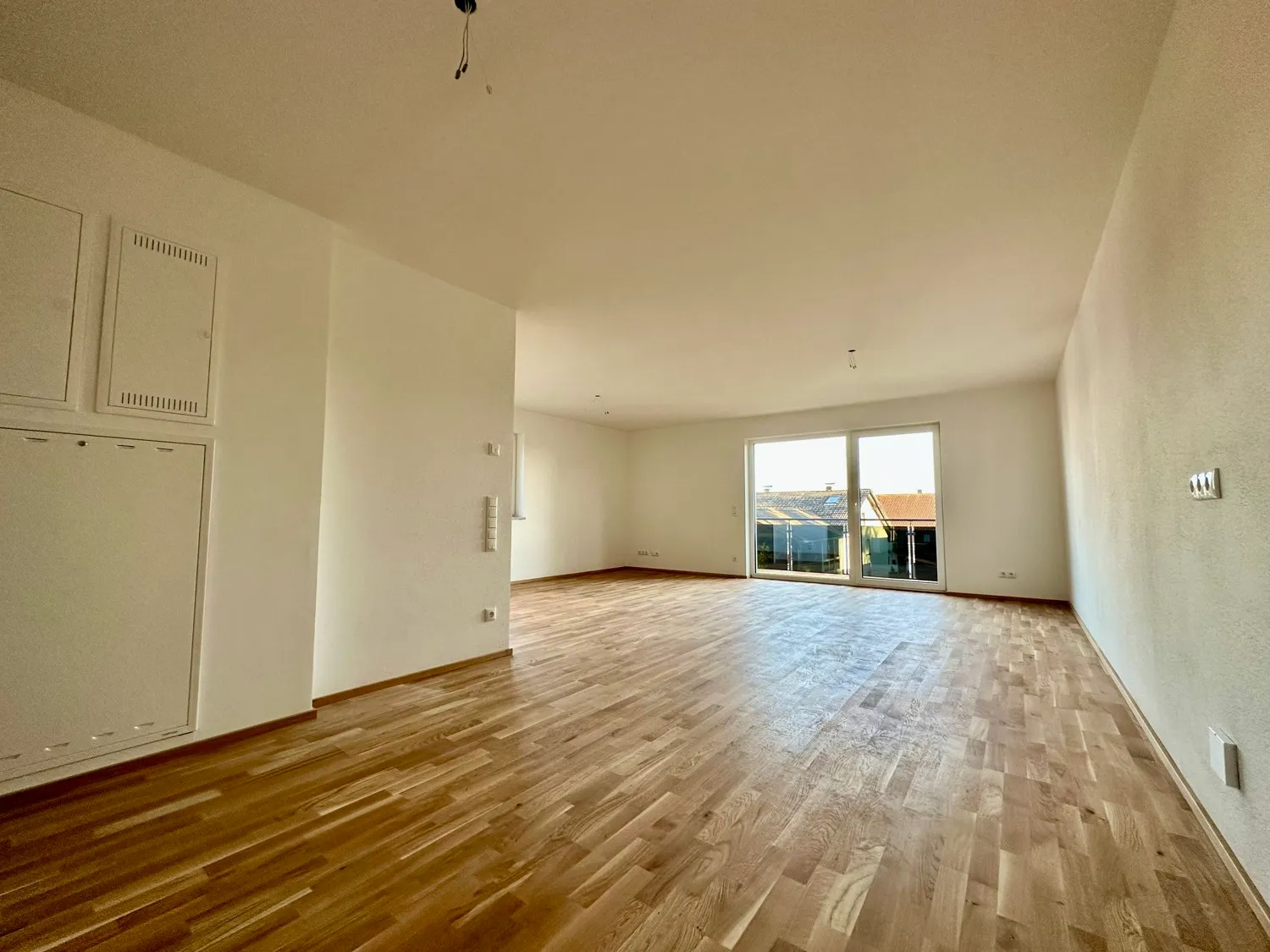 Wohnzimmer mit Küche