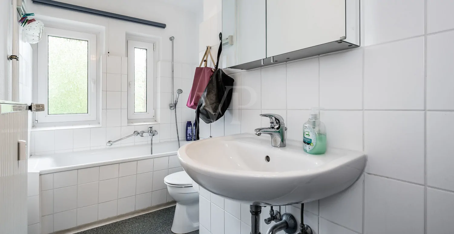 Badezimmer im Obergeschoss