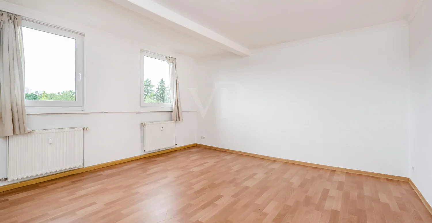 Wohn- und Esszimmer im Dachgeschoss