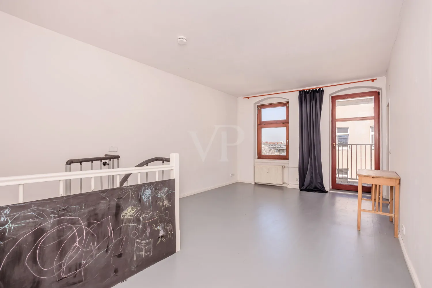 Schlafzimmer in der oberen Etage