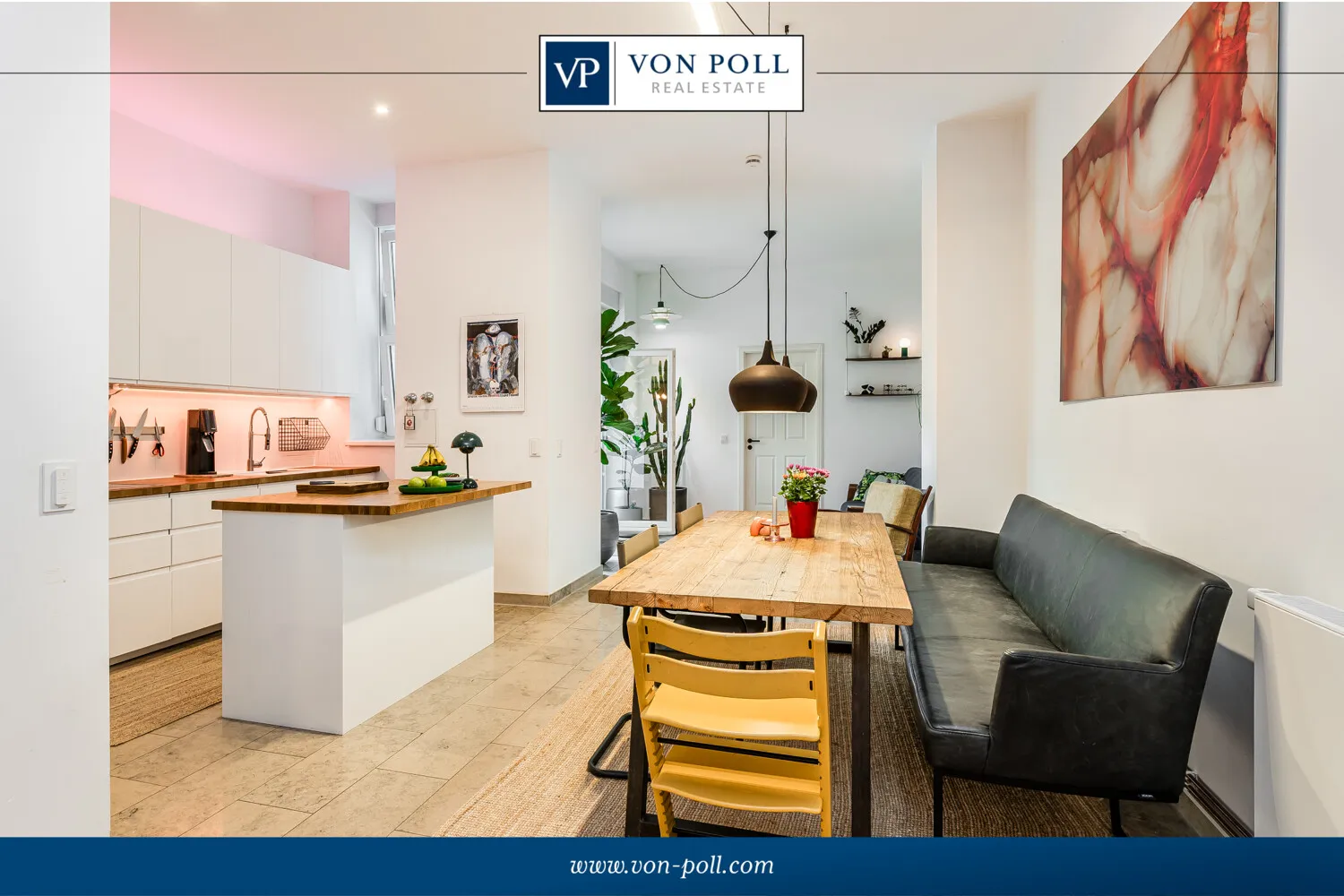 Traumhaftes Gartenambiente mitten in Berlin kombiniert mit offen gestaltetem Loft-Charakter