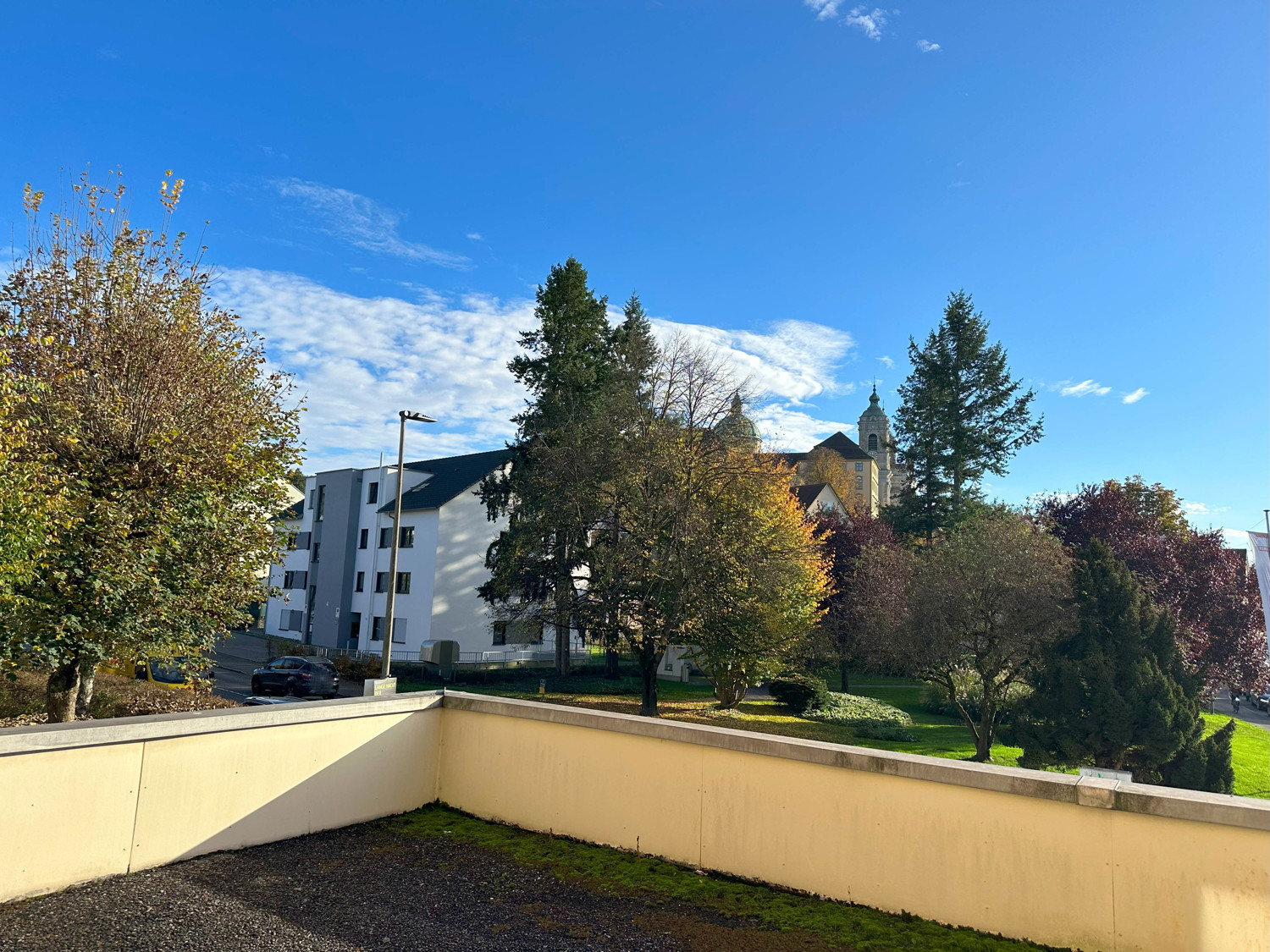 Ausblick Balkon