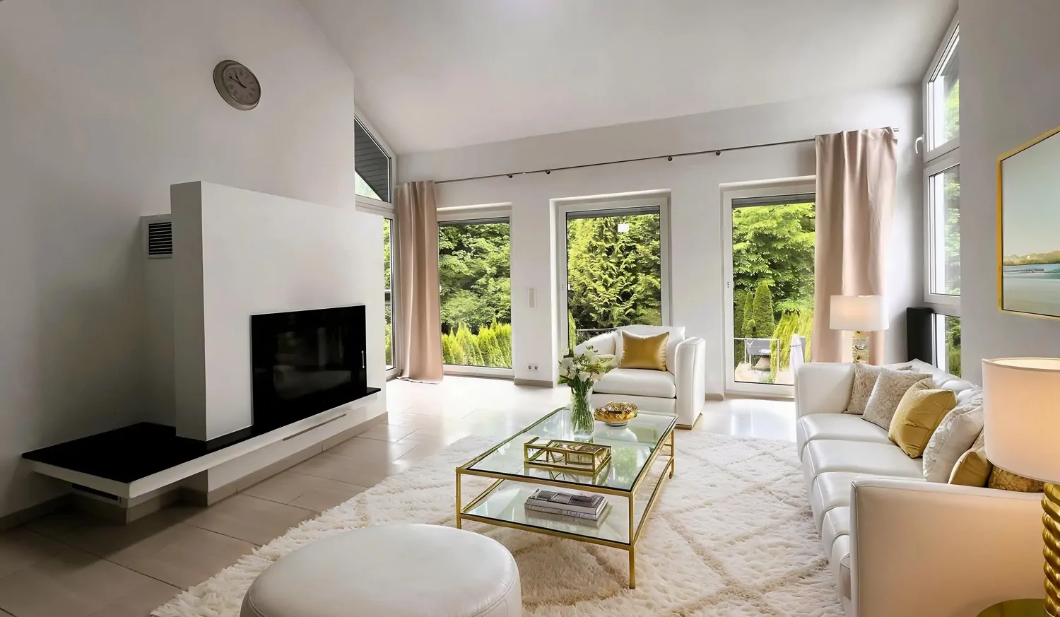 Wohnbereich KI Visualisiert