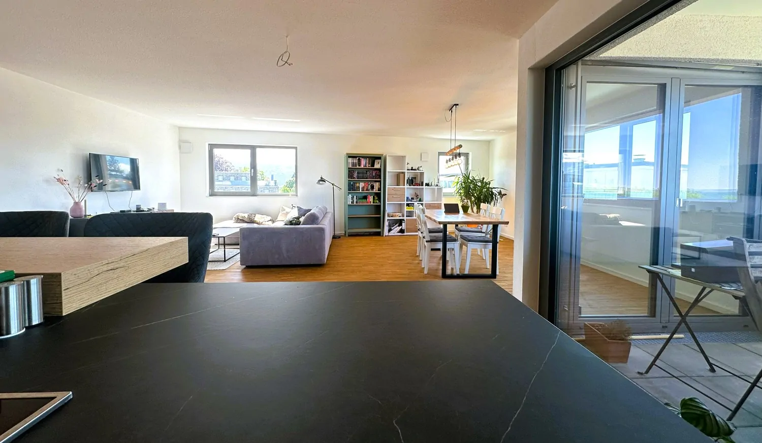 Blick in den Wohnbereich