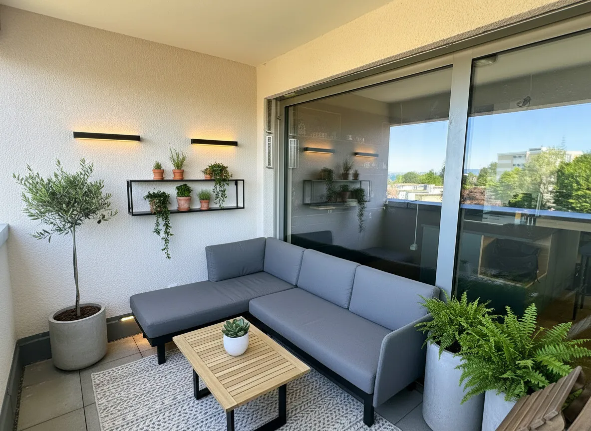 Loggia KI/ Homegestaged