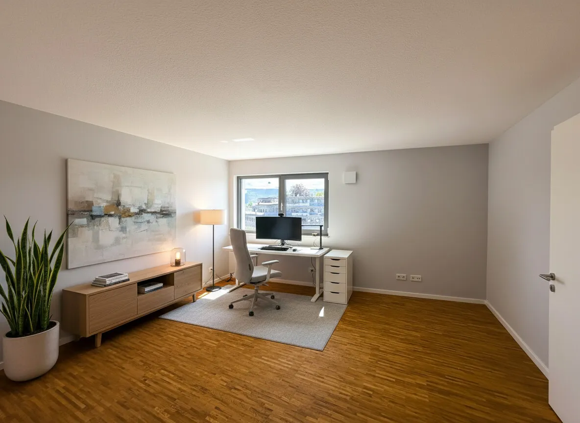 Arbeitszimmer KI/ Homegestaged