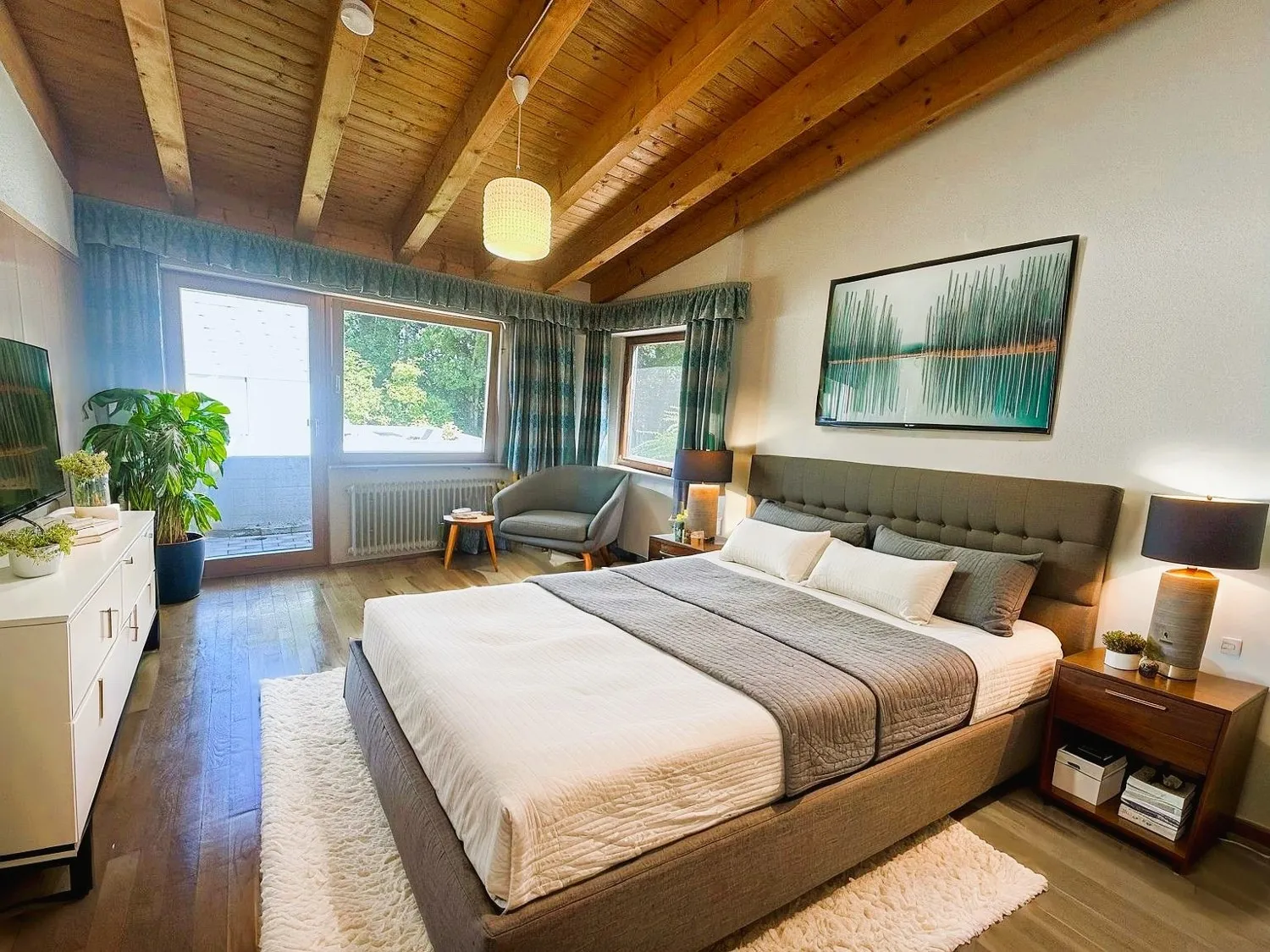 Schlafzimmer KI animiert