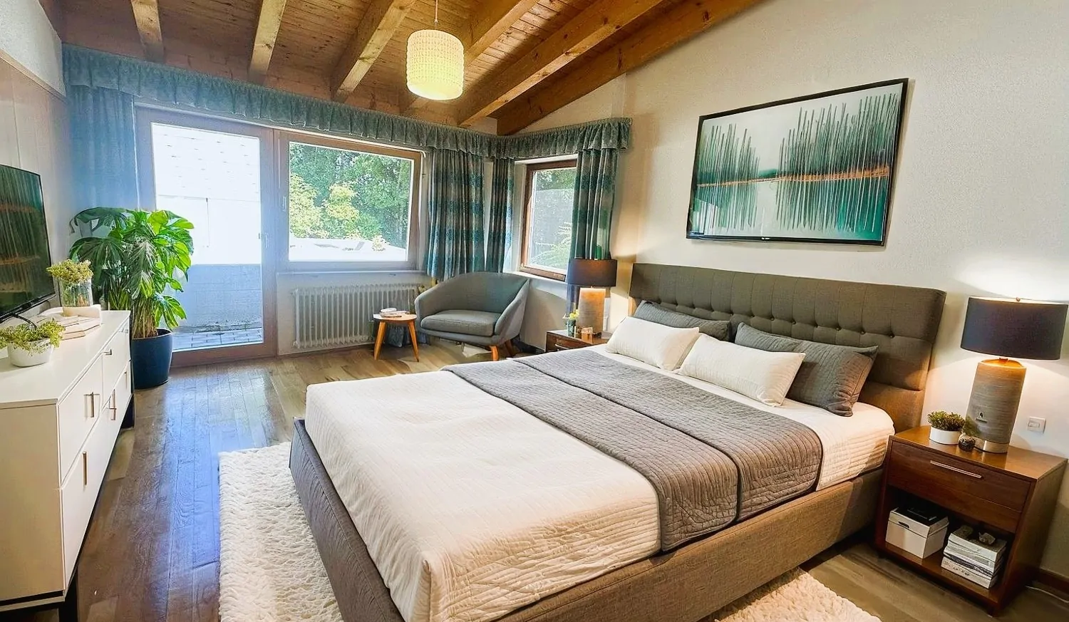 Schlafzimmer KI animiert