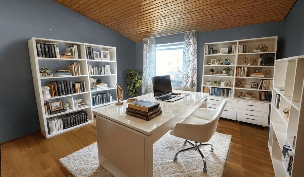 Arbeitszimmer KI animiert