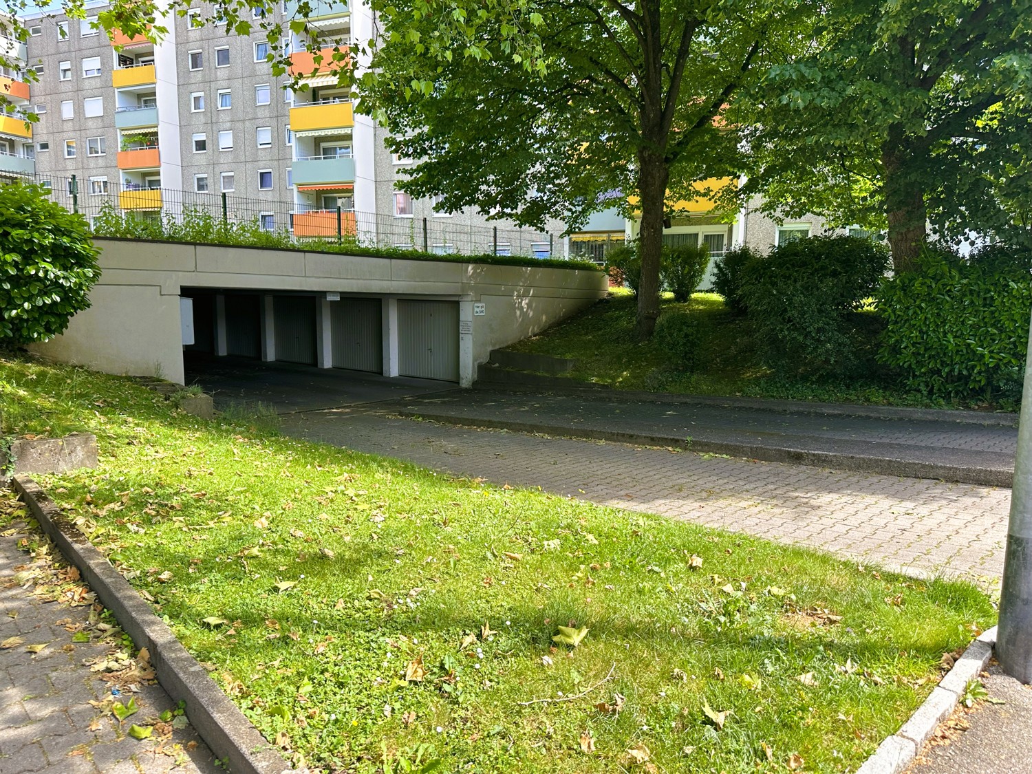 Abfahrt Tiefgarage