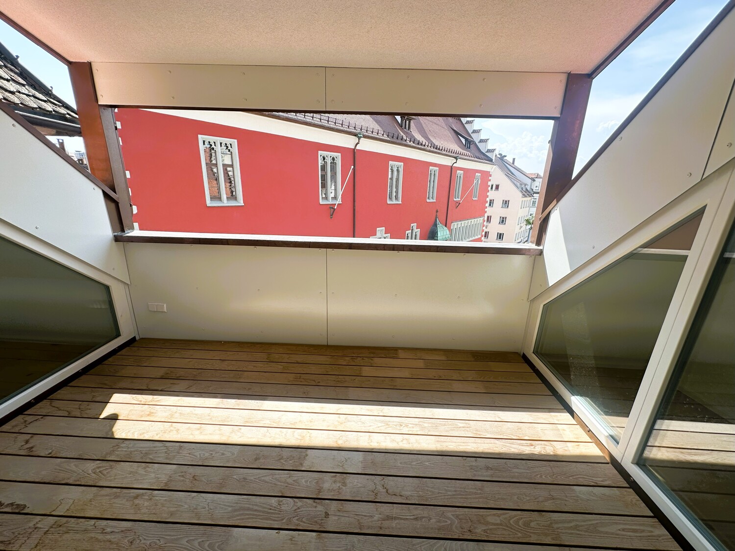 überdachte Loggia