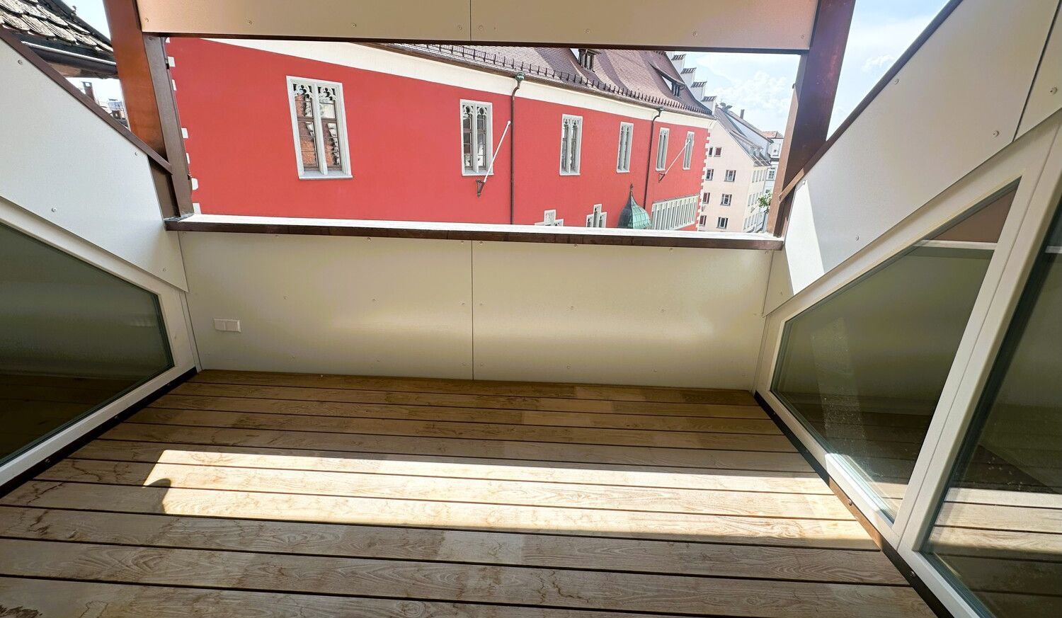 überdachte Loggia