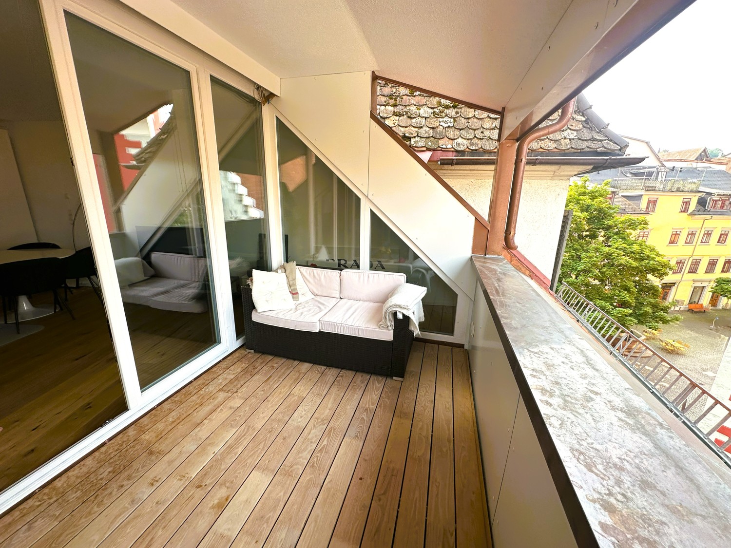 überdachte Loggia