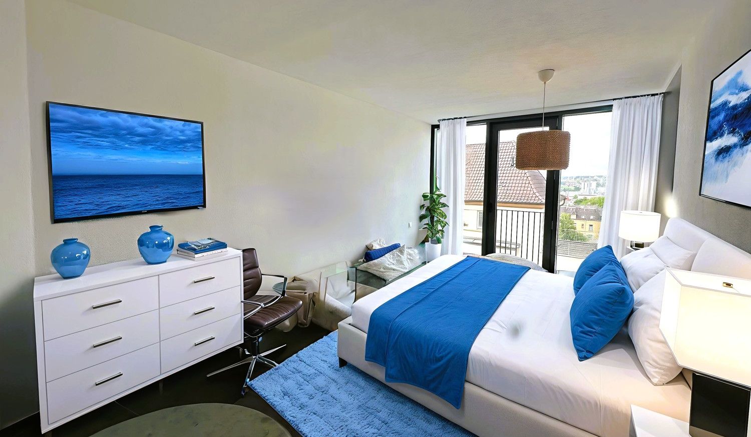 Schlafzimmer KI Visualisierung
