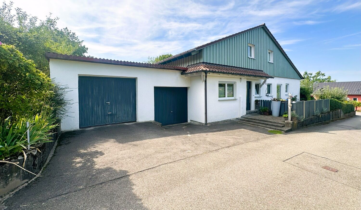 Hausansicht Zugang