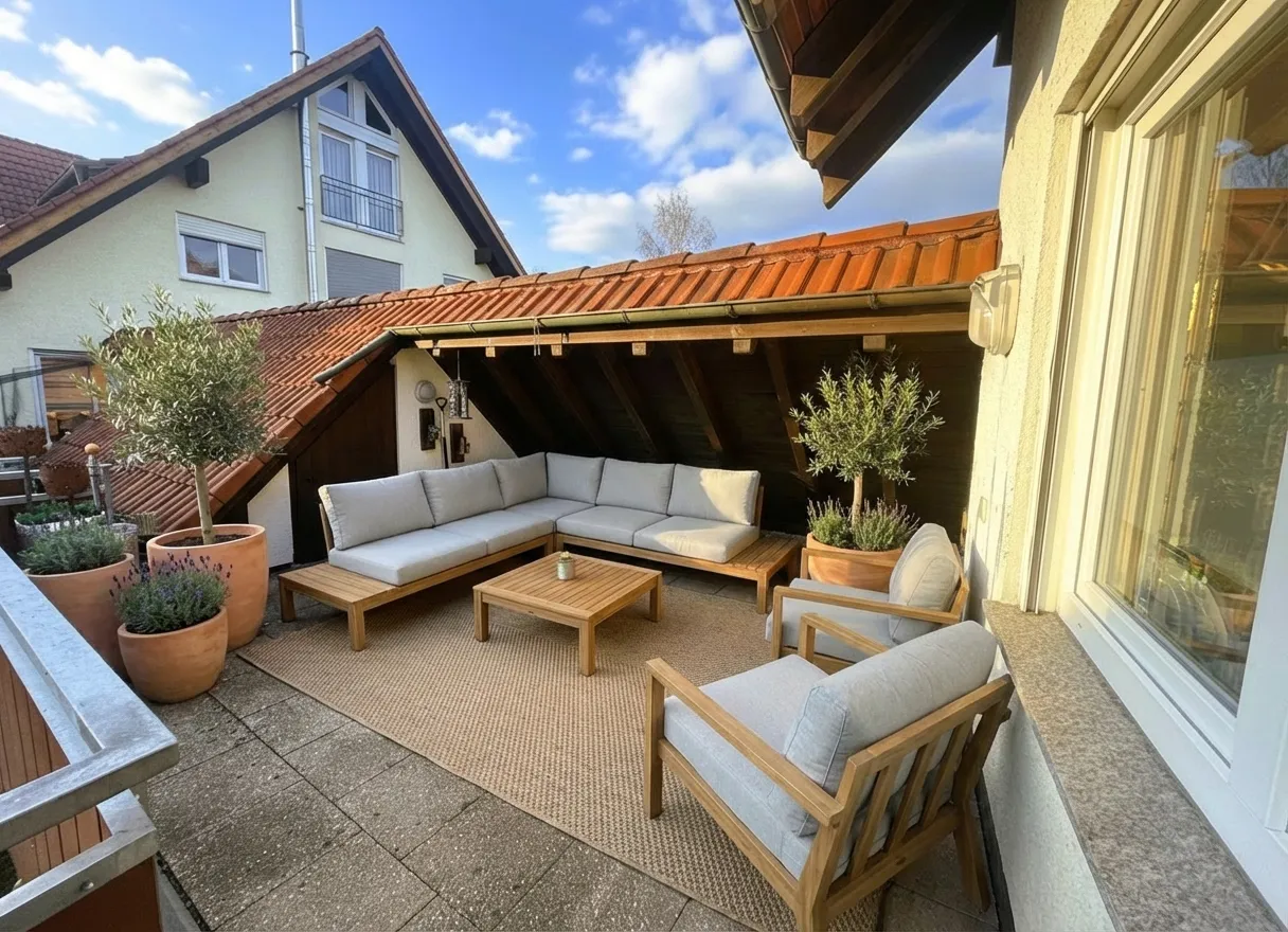 Balkon KI/Homegestaged