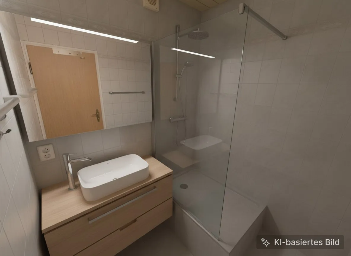 Badezimmer KI/Homegestaged