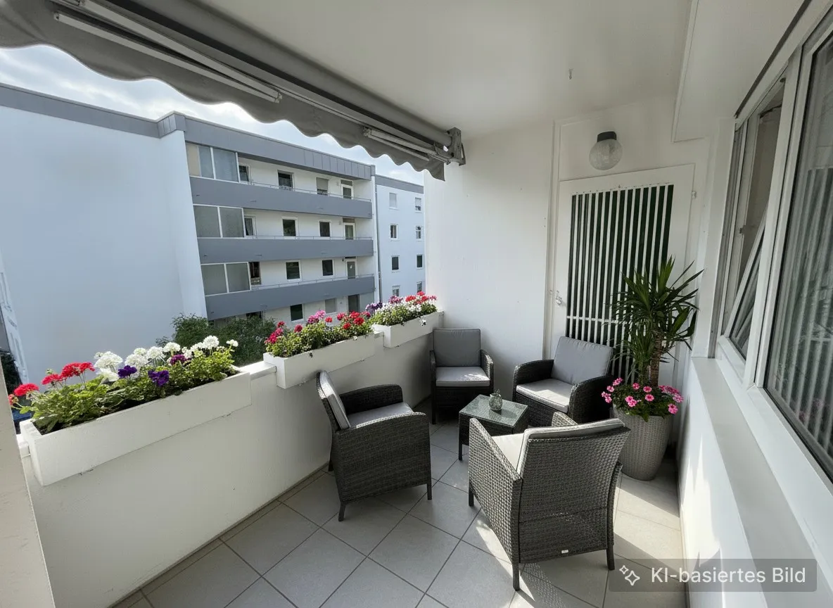 Balkon KI/Homegestaged