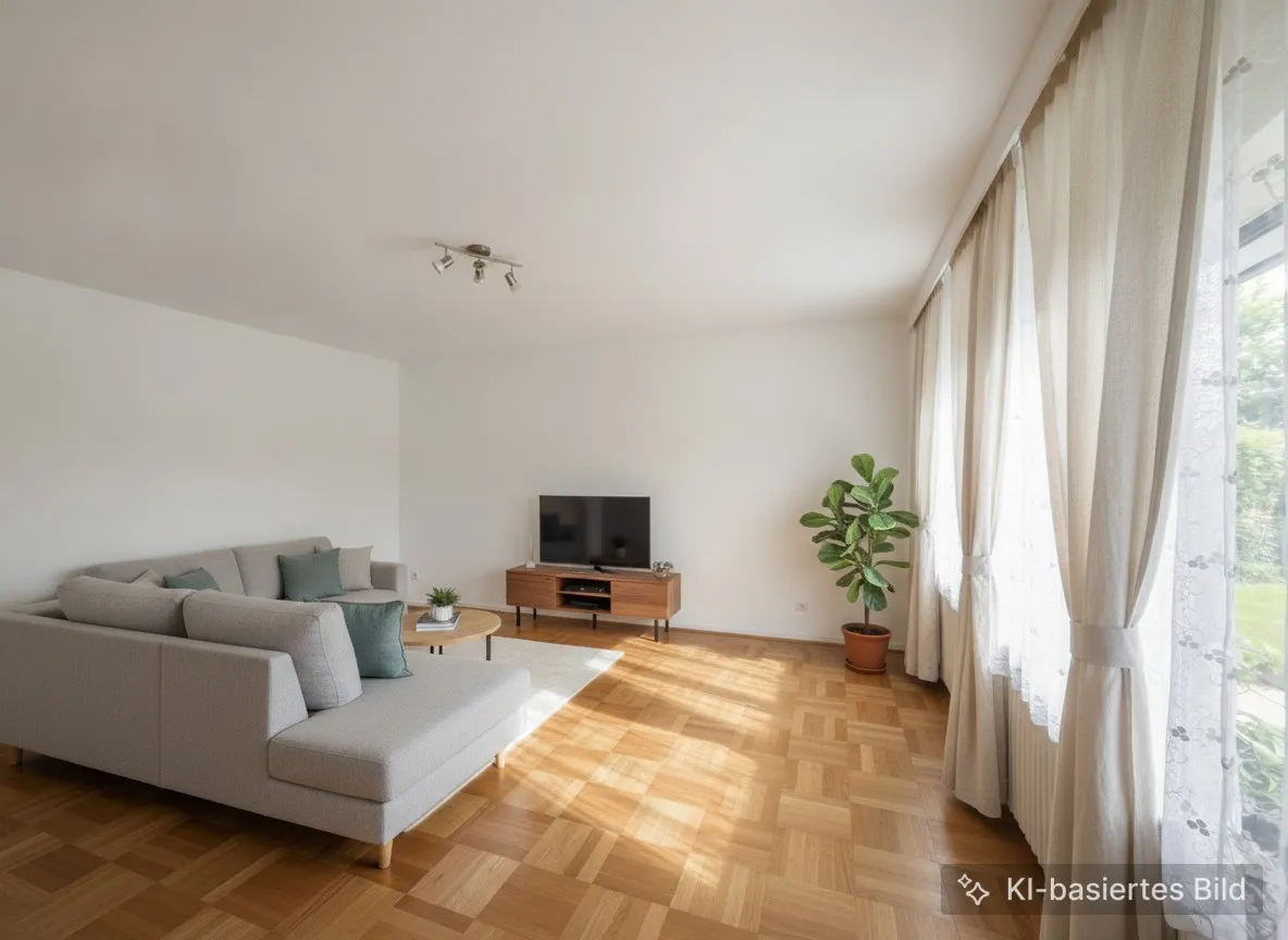 Wohnzimmer KI/Homegestaged
