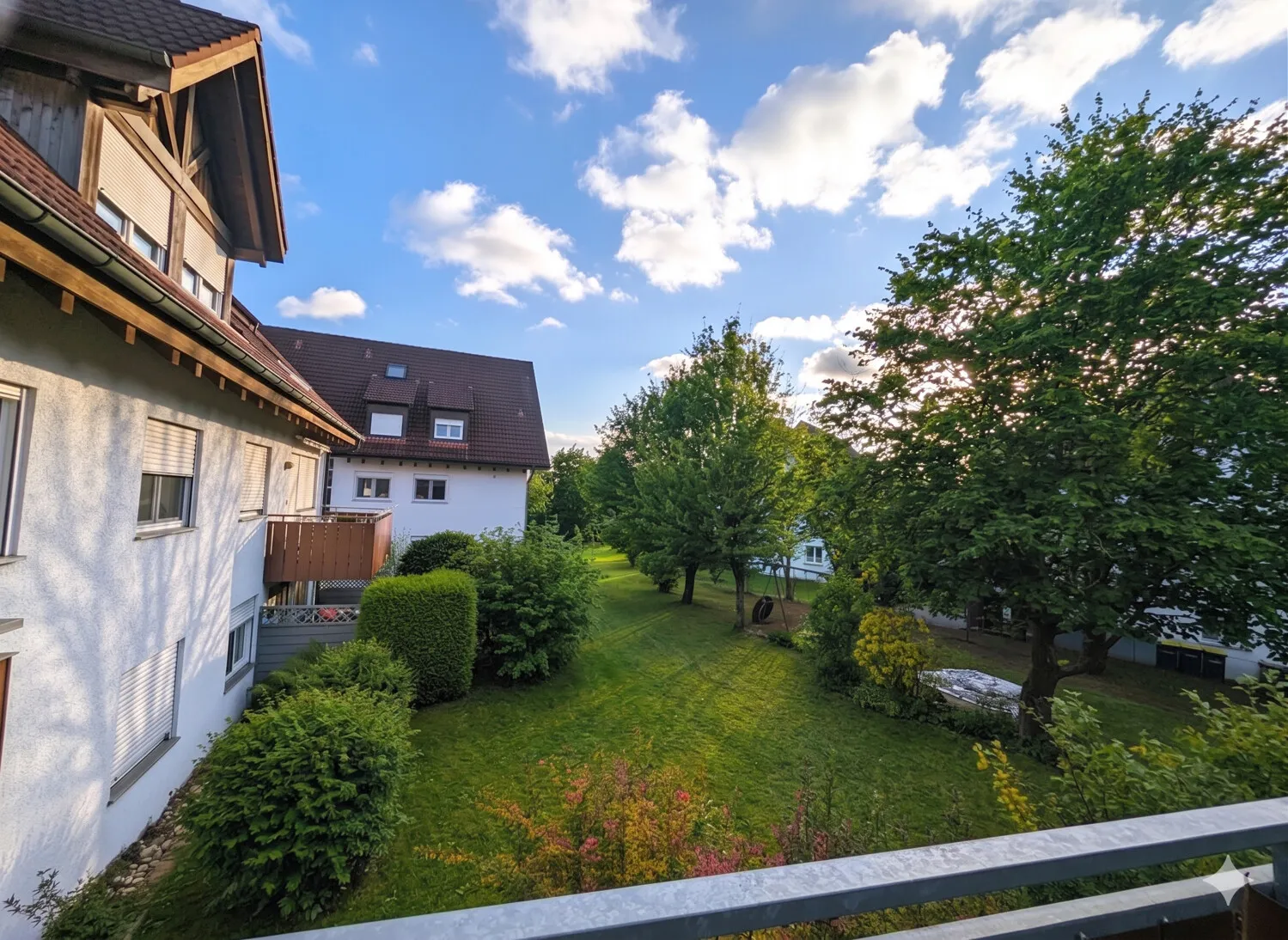 Blick aus dem Balkon