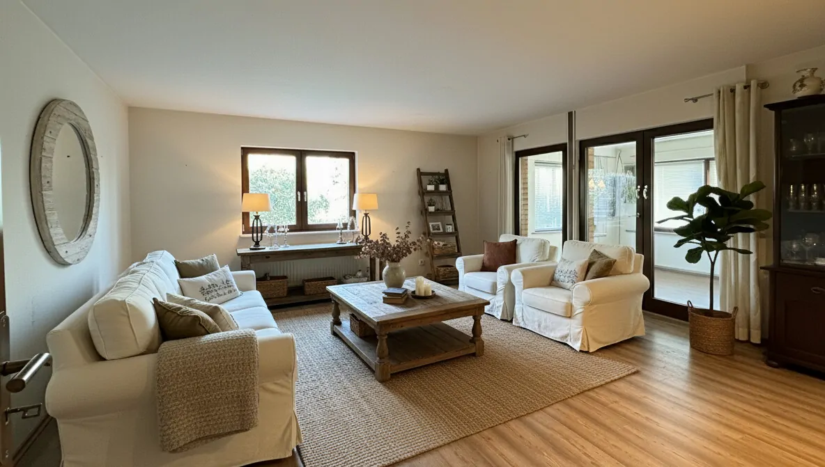 Wohnzimmer EG - digital möbliert