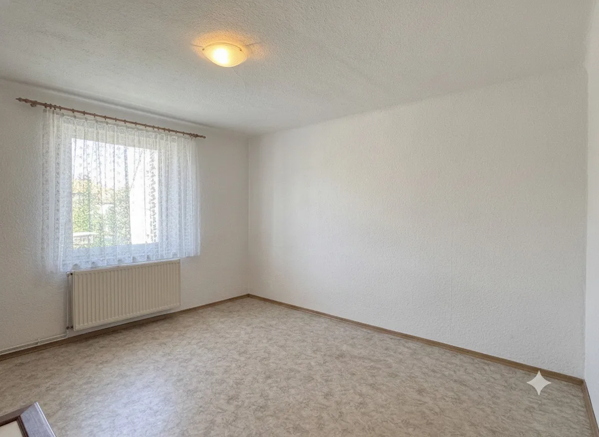 Schlafzimmer 2 Obergeschoss - digital beräumt