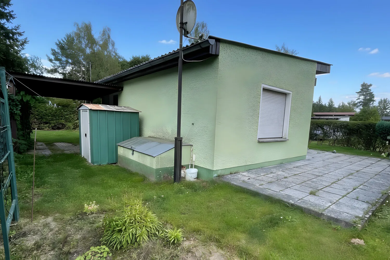 Blick auf die Terasse