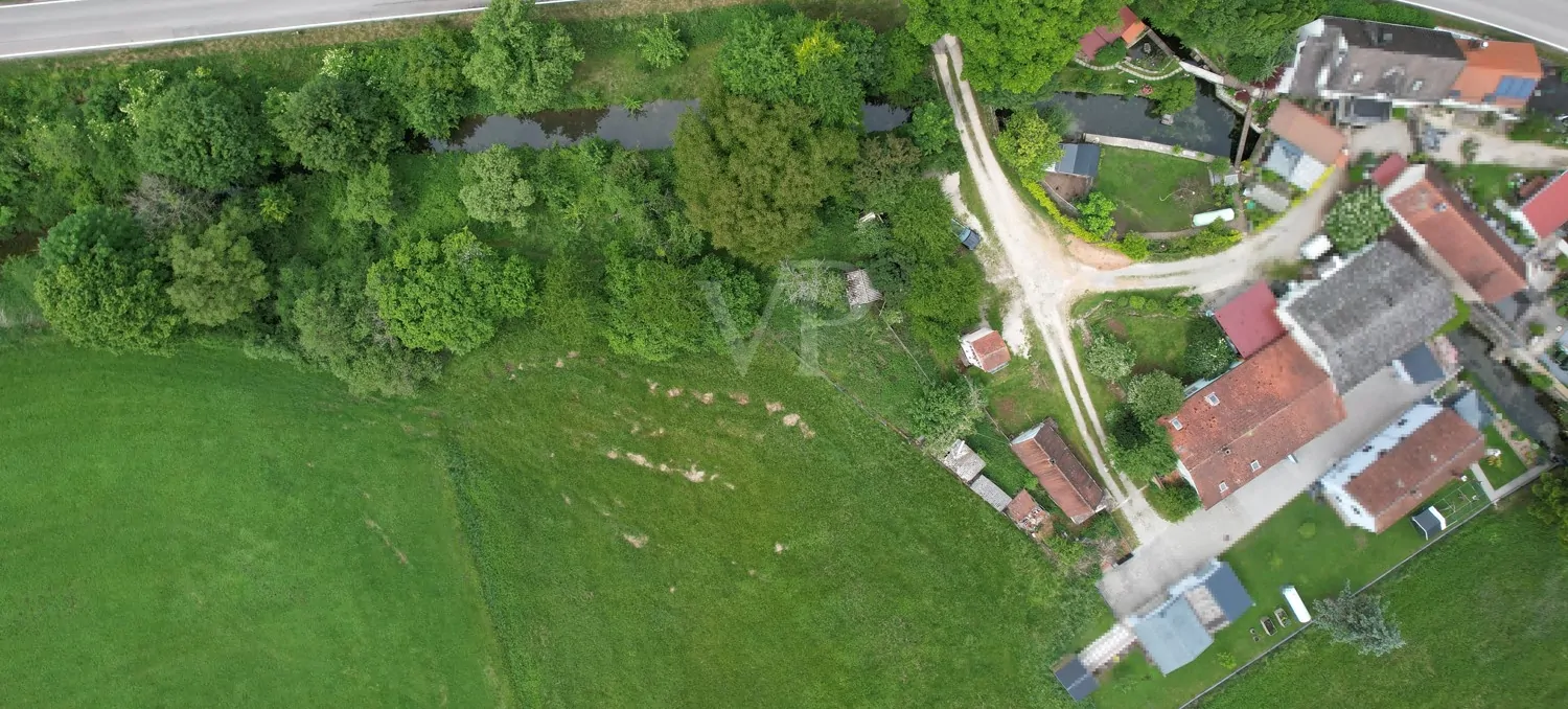 Luftbild gesamter Weiler