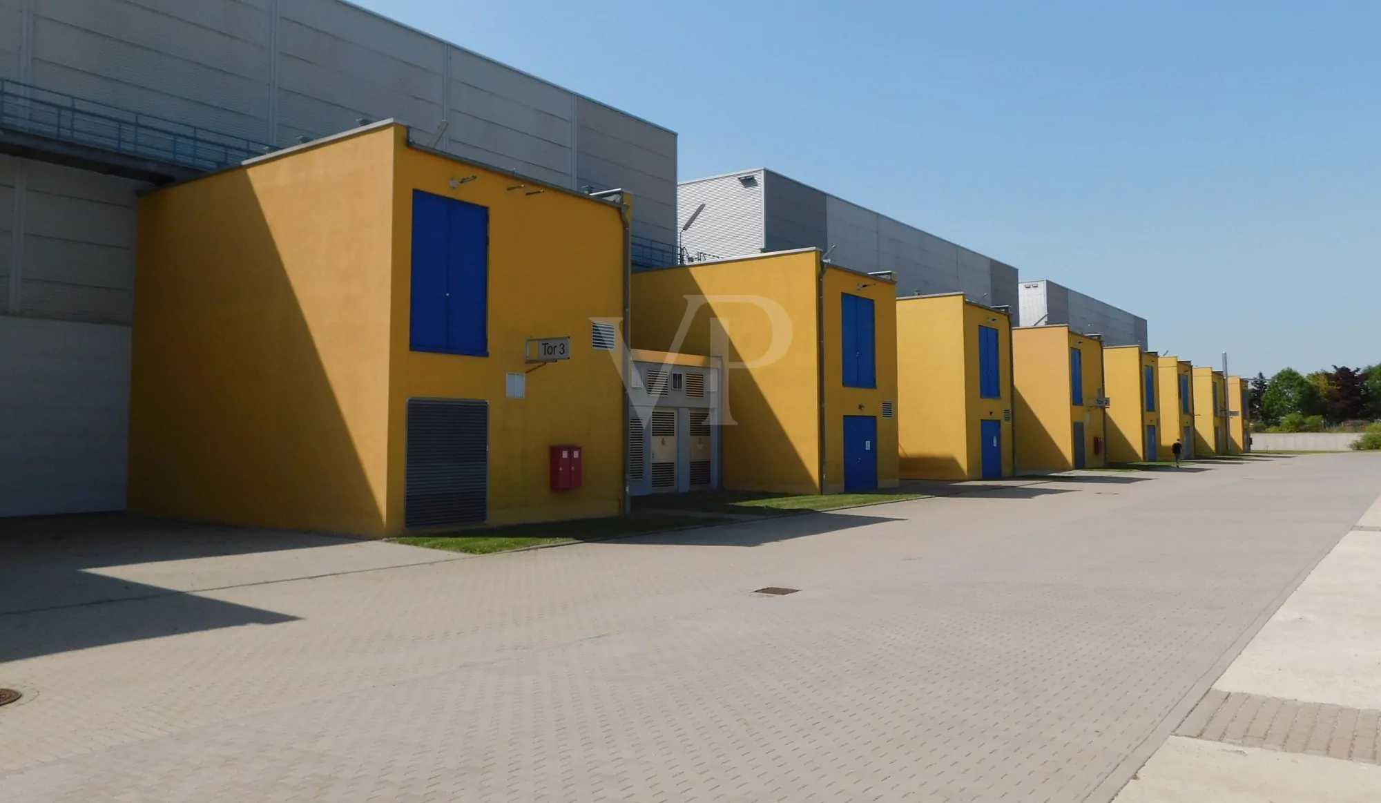 Rückansicht Zufahrten