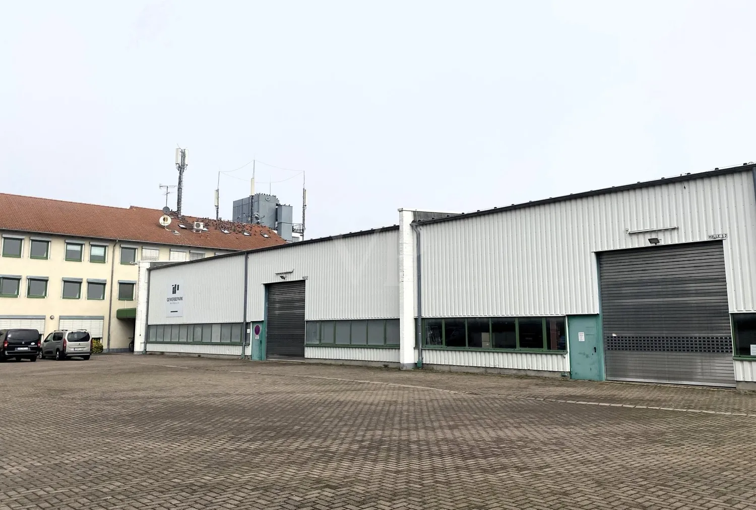 Ansicht Hallen