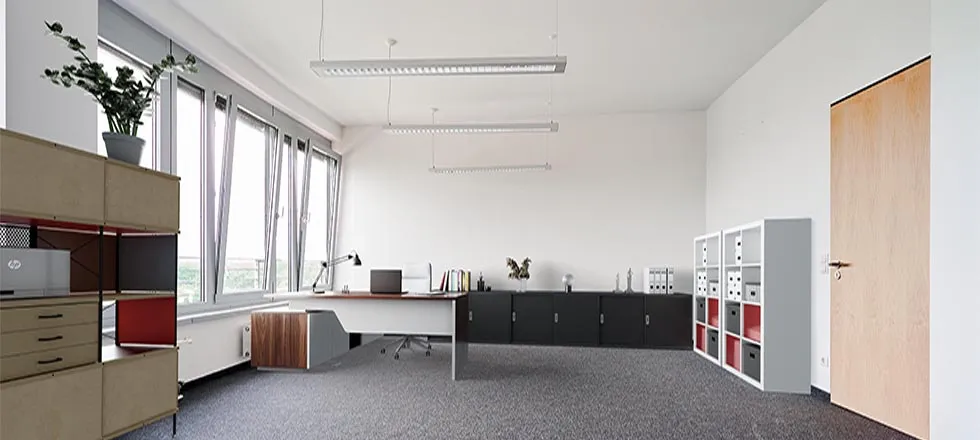 Büro-moebeliert