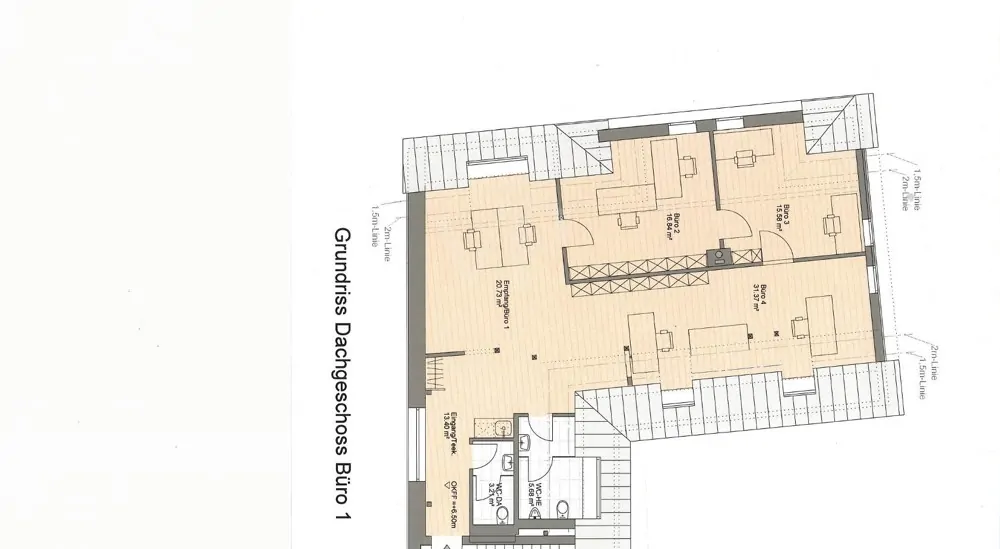 Grundriss Büro