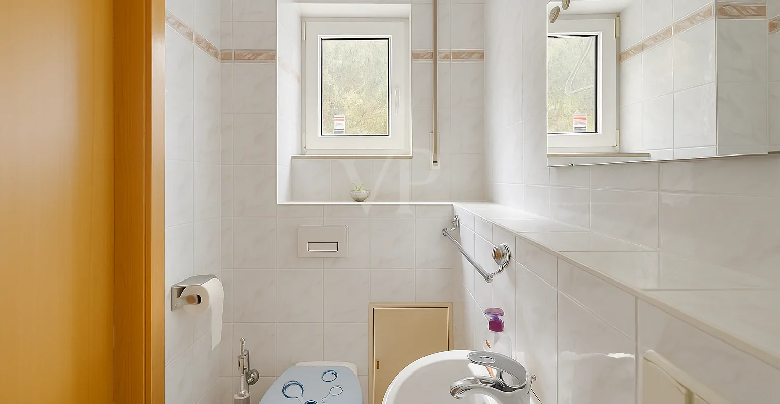 Gäste-WC - Rückansicht