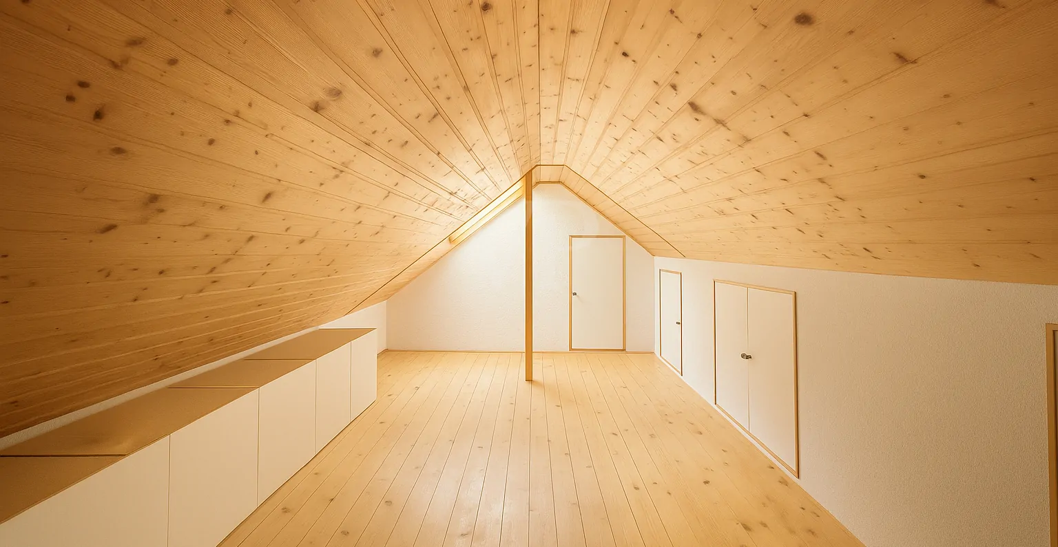 Dachboden - Rückansicht