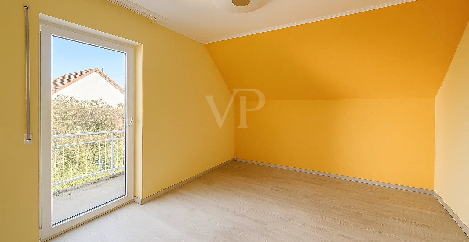 Schlafzimmer 1 - rechte Seitenansicht